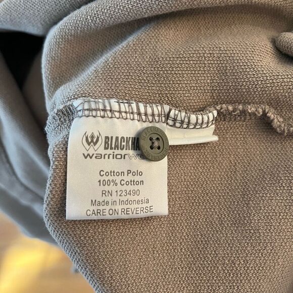 Blackhawk ! Heavy Weight Tan Tactical Polo Shirt sz 2XL - Picture 6 of 6